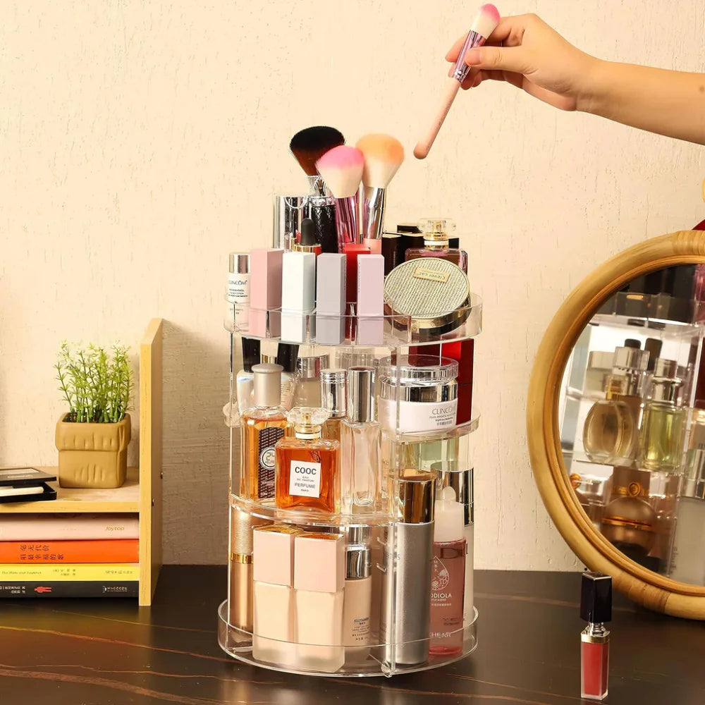 Organizador 360°+ Limpia Brochas Automatico