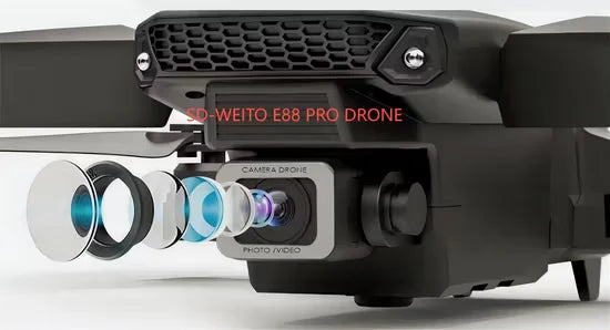 Drone E88 Pro Max: Precisión 4K
