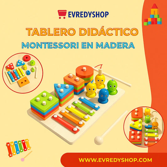 Juego Didáctico & Pesca Montessori                     3 en 1🎣