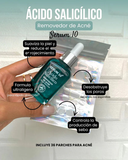 Serum 10: Adiós al Acné y Piel Más Limpia + REGALO