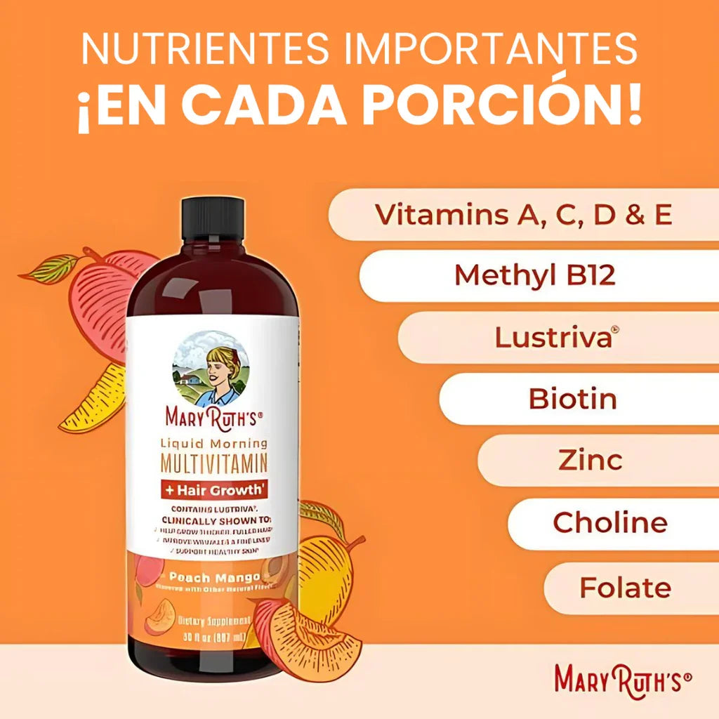 Maryruths Multivitaminico: El Secreto para un Cabello Fuerte y Piel Radiante