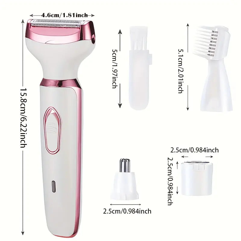 Depiladora Facial y Corporal 4 en 1  -Adiós Vellos