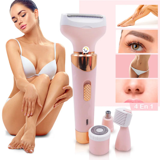 Depiladora Facial y Corporal 4 en 1 - Precisión y Cuidado Total