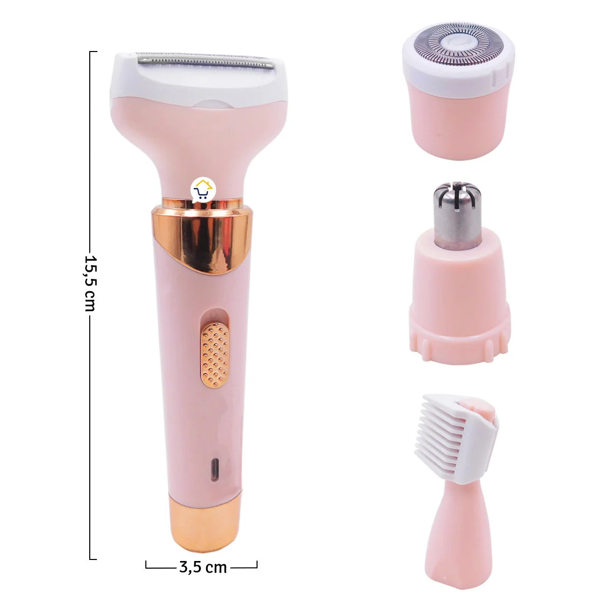 Depiladora Facial y Corporal 4 en 1 - Precisión y Cuidado Total